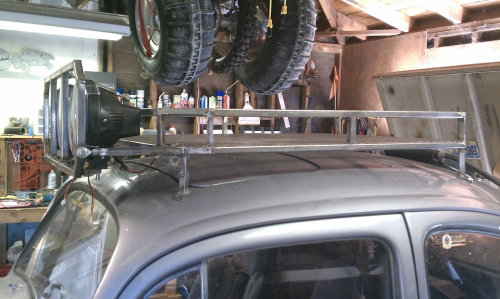 Baja Bug Roof Rack Light Bar Photo by fun4ej Photobucket